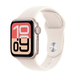 Smartwatch Apple Watch SE 3 GPS 40mm Starlight Aluminium Case with Starlight Sport Band - M/L