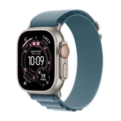 Smartwatch Apple WATCH ULTRA 3 GPS + CELLULAR 49MM NATURAL TITANIUM CASE WITH LIGHT BLUE ALPINE LOOP - SMALL