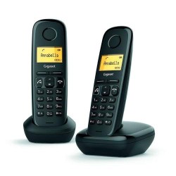 Telefono inalambrico Gigaset A270 DUO NEGRO