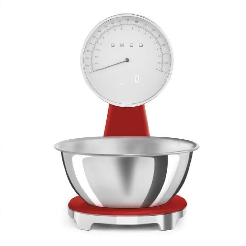 Báscula de cocina Smeg KSF01RDWW ROJO