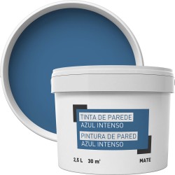 Pintura para paredes azul intenso 2,5 l