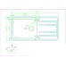 Fregadero inoxidable Lyell 1 seno + escurridor 100x50cm