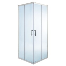 Mampara de ducha rectangular transparente 190x100x70cm onega
