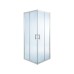 Mampara de ducha rectangular transparente 190x120x70cm onega