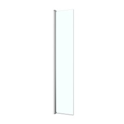 Mampara de ducha pivotante transparente 40 cm cromado Calia Cooke & Lewis