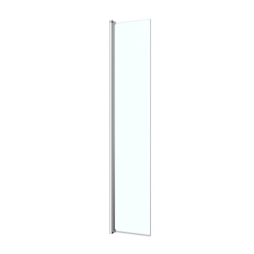 Mampara de ducha pivotante transparente 40 cm cromado Calia Cooke & Lewis