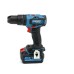 Taladro percutor 18V con batería 4Ah Brushless + maletín 49 accesorios Erbauer