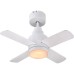 Ventilador de techo con luz Ignacius DC 4 aspas reversibles 76 cm blanco