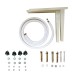Kit instalación aire acondicionado 1/4-3/8 5 m Bodner.