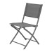 Silla plegable de jardín gris 70cm Saba Goodhome