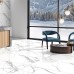Suelo porcelánico rectificado gran formato mármol blanco pulido 60x120 cm Nisida