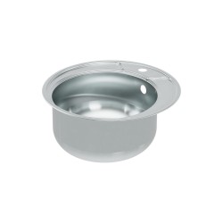 Fregadero inoxidable redondo Quimby 1 seno 49x49cm