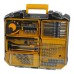Taladro percutor 1x2Ah con 74 accesorios Titan