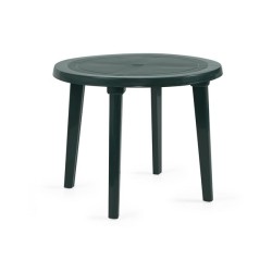 Mesa de jardín redonda verde ø90 cm