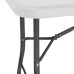 Mesa plegable rectangular para catering blanco 240x74cm Thinia Home