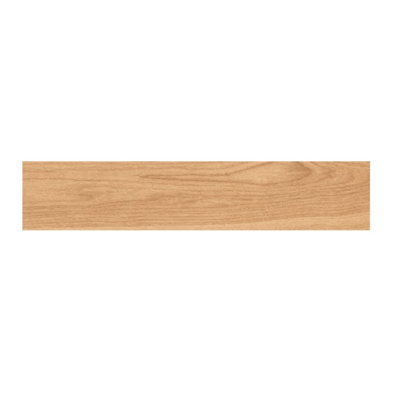 Suelo porcelánico gran formato madera miel 23,3x120 cm C1 Cartago