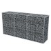 vidaXL Cesta de muro de gaviones acero galvanizado 200x50x100 cm