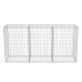 vidaXL Cesta de muro de gaviones acero galvanizado 200x50x100 cm