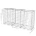 vidaXL Cesta de muro de gaviones acero galvanizado 200x50x100 cm
