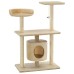 vidaXL Rascador para gatos con postes rascadores de sisal 95 cm beige