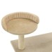 vidaXL Rascador para gatos con postes rascadores de sisal 95 cm beige