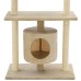 vidaXL Rascador para gatos con postes rascadores de sisal 95 cm beige