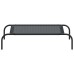 vidaXL Cama de perro elevada negra textilene S