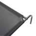 vidaXL Cama de perro elevada negra textilene S