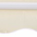 vidaXL Tela de repuesto para toldo crema 280x245 cm poliéster