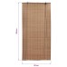 vidaXL Persianas enrollables de bambú marrón 80x160 cm