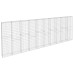 vidaXL Muro de gaviones con cubiertas acero galvanizado 600x30x200 cm