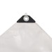 vidaXL Lona 650 g/m² 6x8 m blanca