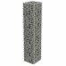 vidaXL Muro de gaviones con cubiertas acero galvanizado 20x20x100 cm