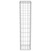 vidaXL Muro de gaviones con cubiertas acero galvanizado 20x20x100 cm