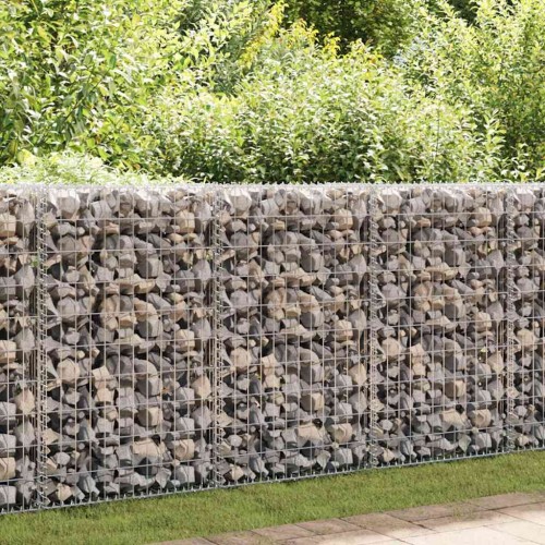 vidaXL Muro de gaviones con cubiertas acero galvanizado 900x50x100 cm