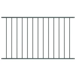 vidaXL Panel de valla Woerden de acero con recubrimiento en polvo, 163x75 cm, antracita