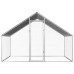 vidaXL Jaula gallinero de exterior de acero galvanizado 2,75x2x1,92 m