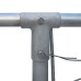 vidaXL Perrera de exterior de acero galvanizado 2x2x1 m