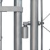 vidaXL Perrera de exterior de acero galvanizado 2x2x1 m