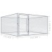 vidaXL Perrera de exterior de acero galvanizado 2x2x1 m