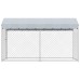 vidaXL Perrera de exterior con toldo 382x192x225 cm