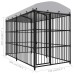 vidaXL Perrera de exterior con techo 300x150x210 cm