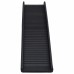 vidaXL Rampa para perros plegable negra 155,5x40x15,5 cm
