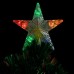 vidaXL Árbol de Navidad preiluminado con soporte y LED fibra óptica 64 cm