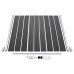 vidaXL Juego de paneles de valla WPC negro 526x186 cm