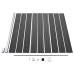 vidaXL Juego de paneles de valla WPC negro 526x186 cm