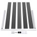 vidaXL Set de paneles de valla WPC negro 699x105 cm