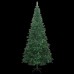 vidaXL Árbol de Navidad artificial con luces y bolas verde 240 cm