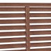 vidaXL Valla de lamas WPC marrón 180x180 cm