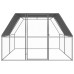 vidaXL Jaula gallinero de exterior de acero galvanizado 3x4x2 m